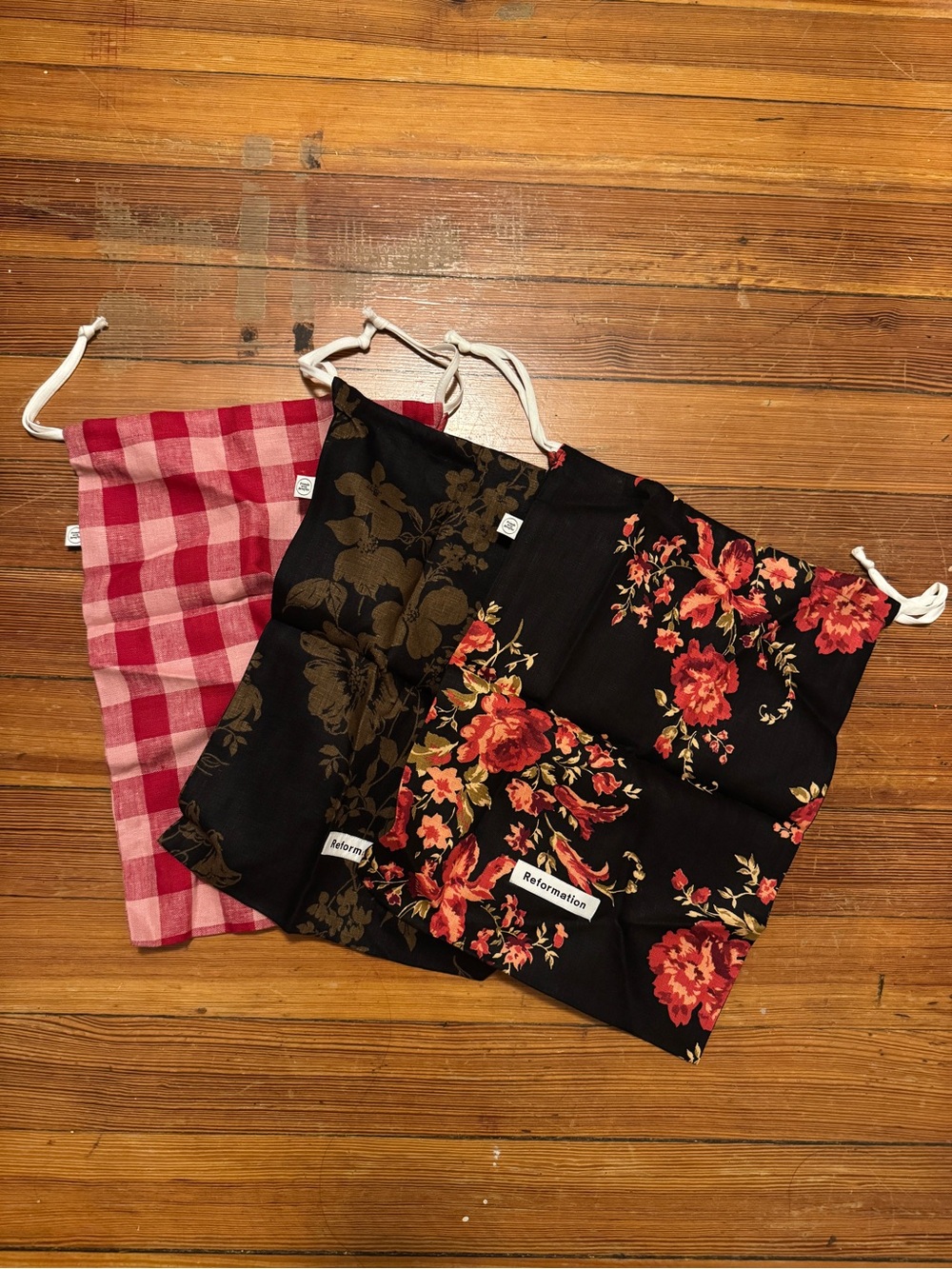 Reformation NEW Set of 3 Gift Bags